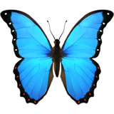 butterfly as rendered by Apple