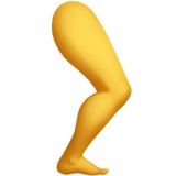 leg as rendered by Apple