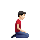 Man Kneeling Facing Right: Light Skin Tone, the design in this release
