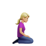 Woman Kneeling Facing Right: Medium-Light Skin Tone, the design in this release