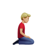 Man Kneeling Facing Right: Medium-Light Skin Tone, the design in this release