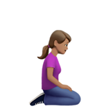 Woman Kneeling Facing Right: Medium Skin Tone, the design in this release