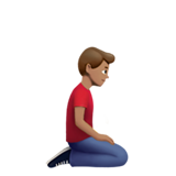 Man Kneeling Facing Right: Medium Skin Tone, the design in this release