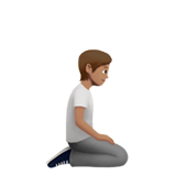 Person Kneeling Facing Right: Medium Skin Tone, the design in this release