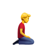 Man Kneeling Facing Right, the design in this release