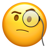 ๋จ์๊ฒฝ์ ์ด ์ผ๊ตด as rendered by Apple