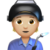 factory worker: medium-light skin tone as rendered by Apple