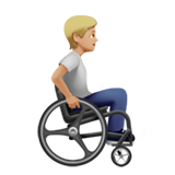 Person in Manual Wheelchair Facing Right: Medium-Light Skin Tone, the design in this release