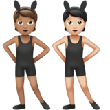 People with Bunny Ears: Medium Skin Tone, Light Skin Tone, the design in this release