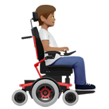 Person in Motorized Wheelchair Facing Right: Medium Skin Tone, the design in this release