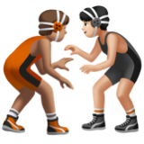 People Wrestling: Medium Skin Tone, Light Skin Tone, the design in this release