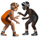 People Wrestling: Medium Skin Tone, Dark Skin Tone, the design in this release