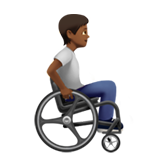 Person in Manual Wheelchair Facing Right: Medium-Dark Skin Tone, the design in this release