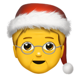 Mx Claus as rendered by Apple