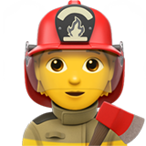 firefighter as rendered by Apple
