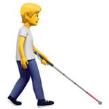 Person with White Cane Facing Right, the design in this release
