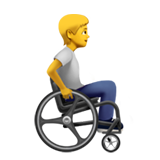 Person in Manual Wheelchair Facing Right, the design in this release