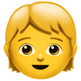 child as rendered by Apple