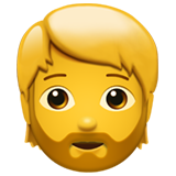 person: beard as rendered by Apple