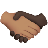 Handshake: Medium Skin Tone, Dark Skin Tone, the design in this release