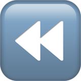 bouton retour rapide as rendered by Apple