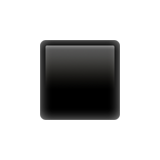 black small square as rendered by Apple