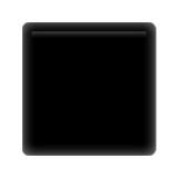 black medium square as rendered by Apple