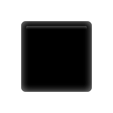 quadrato nero medio-piccolo as rendered by Apple
