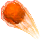 comet as rendered by Apple