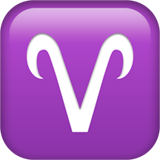 Widder (Sternzeichen) as rendered by Apple