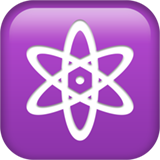 atom symbol as rendered by Apple