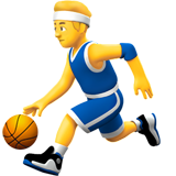 man bouncing ball as rendered by Apple