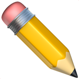 pencil as rendered by Apple