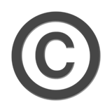 copyright as rendered by Apple