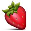 Strawberry as drawn by Apple in iOS 4.0