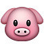 Pig Face as drawn by Apple in iOS 4.0