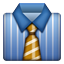 Necktie as drawn by Apple in iOS 4.0