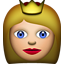 Princess as drawn by Apple in iOS 4.0