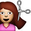 Person Getting Haircut, the design in this release