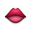 唇印 as drawn by Apple in iOS 4.0