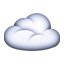 구름 as drawn by Apple in iOS 4.0