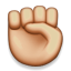 Raised Fist, the design in this release