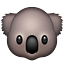 Koala as drawn by Apple in iOS 5.0
