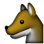 Wolf as drawn by Apple in iOS 5.0