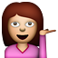 Person Tipping Hand, the previous design