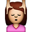 Person Getting Massage, the previous design