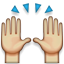 Raising Hands, the previous design