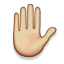 Raised Hand, the previous design