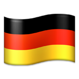 Flag: Germany as drawn by Apple in iOS 5.1