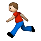 Person Running, the design in this release